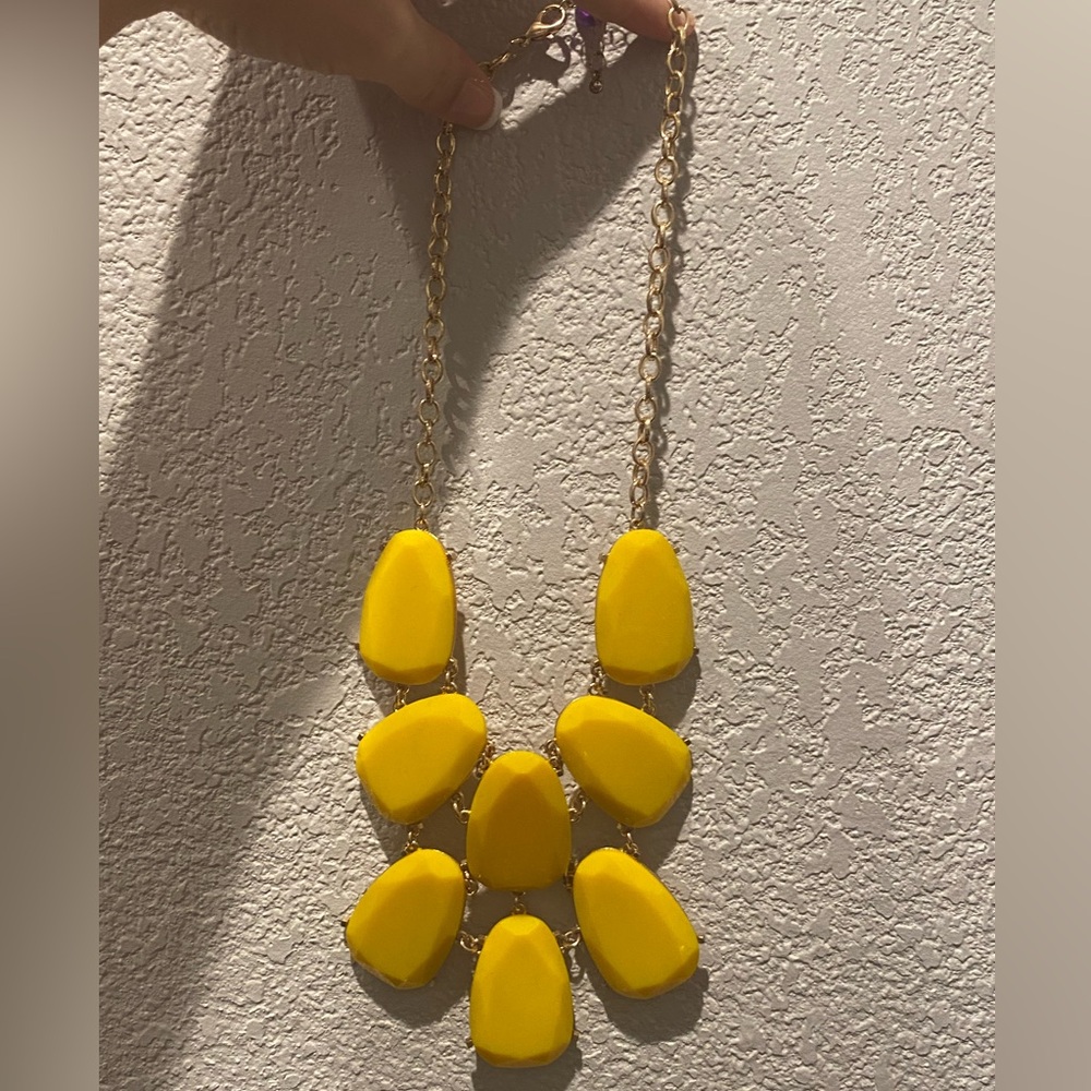 Yellow necklace